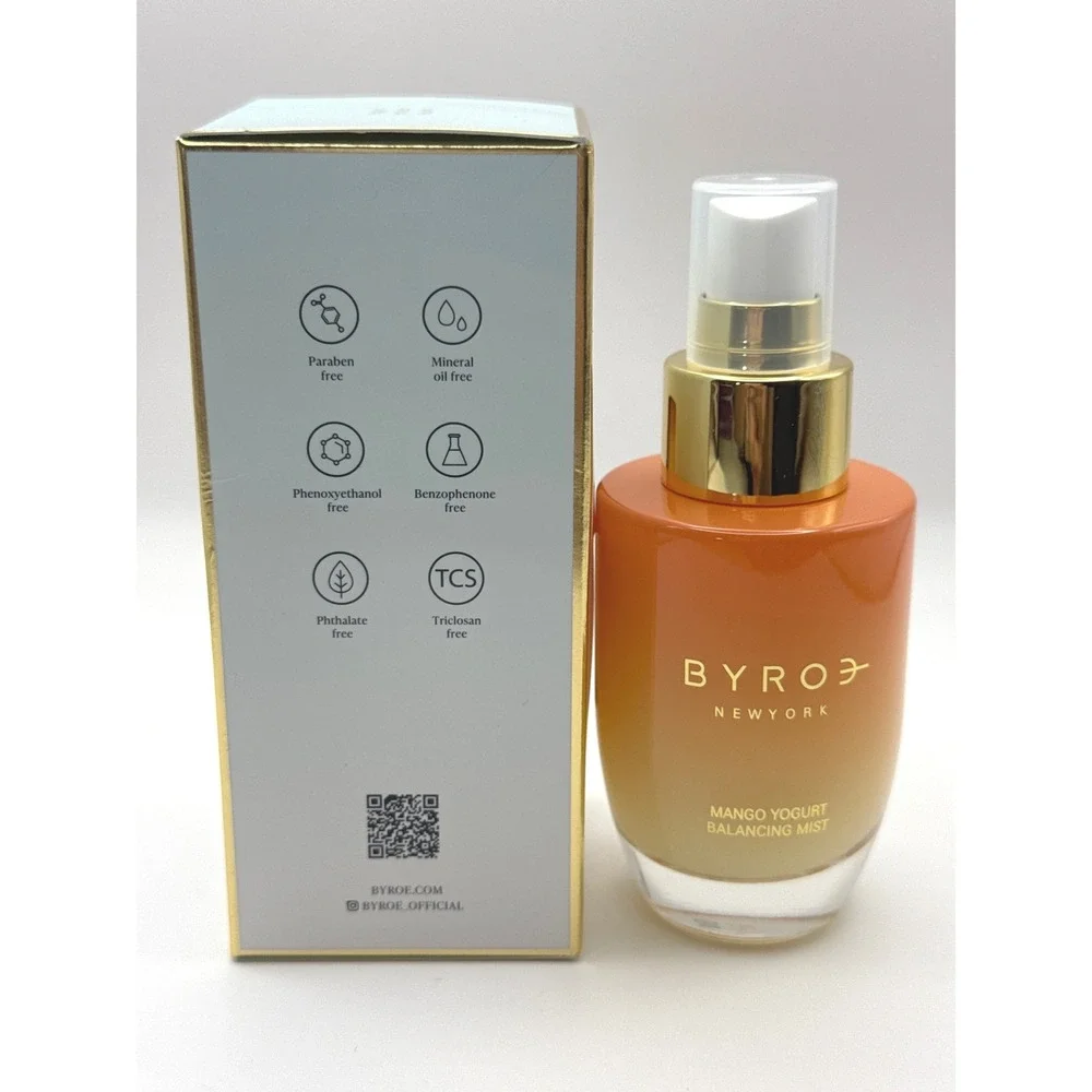 BYROE New York Mango Yogurt Balancing Mist Vegan Face Toner‎ Skincare